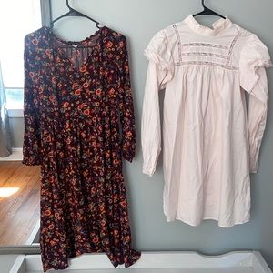 BOGO SIZE SMALL.. Summer light pink mini and maxi floral dress